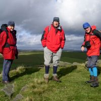 DOWN HILL CLUB Iain McCallum, Bob Anderson, Derek Seddon (Chris Thickett)