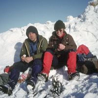 John and Virginia Castick at the summit of Great End (Virginia Castick)