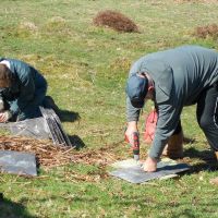 Preparing slates (Lucie Williams)