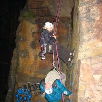 Jul 2009: Trish and Al - rescue exercises at Hobson Moor (Christine Stark)