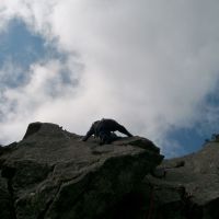 Roisin - P2 North Buttress Route, Tryfan (Colin Maddison)