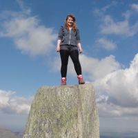 Roisin on summit of Tryfan (Andy Stratford)