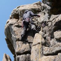 Dave Bish at Sennen (Virginia Castick)