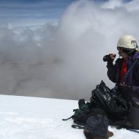 Guide Victor on summit of Concavito 5050 (James Richardson)