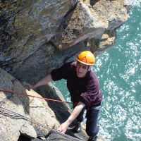 Neville at Penmaen Coetan (Sheena Hendrie)