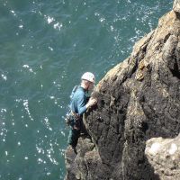 Roger at St Non's Bay (Sheena Hendrie)