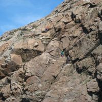 Midge leading Zig Zag at Craig Coetan (Roger Dyke)