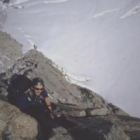 Colin Maddison on North East Ridge Direct of the Tour Ronde (Duncan Lee)