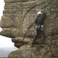 Scumbag on Chequers Buttress (James Richardson)