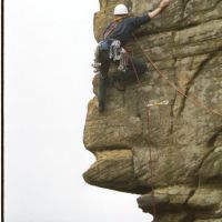 Scumbag on Chequers Buttress (James Richardson)