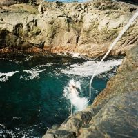 Ian Crook Swiming for Stoer (James Richardson)