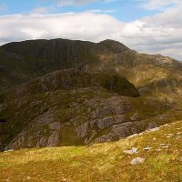 Retrospective of the marvellous twisting traverse from Luinne Bheinn to Meall Buidhe. (Sean Kelly)