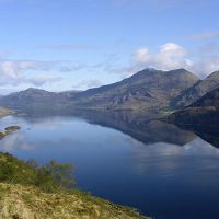 Beinn Sgritheall across Loch Hourn on Day 1 (Phil Ramsbottom)