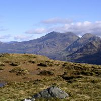 Beinn Sgritheall (again) from approach to NE ridge of Stob a Chearcaill (day 1). (Phil Ramsbottom)