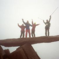 The cantilever stone on Glyder Fach (Dave Dillon)