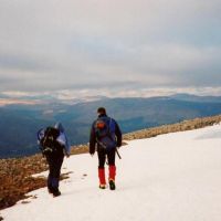 On Carn Mor Dearg (Roger Mapleson)