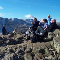 Lunch on Pike o'Stickle (Alan Wylie)