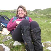 Cathy at Rubh' an Dunain (Sheena Hendrie)