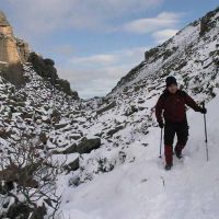 Brian at Chalamain Gap (Andrew Croughton)