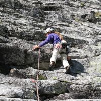 Duncan on the Kasper Pillar (Vicky Lee)