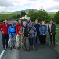 Group photo after the walk (Mark Garrod)