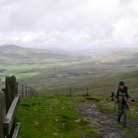 Chris on Ingleborough (Phil Ramsbottom)