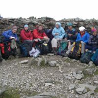 Everyone on  Helvellyn (Virginia Castick)