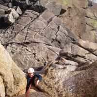 Annie enjoying perfect Granite (Roger Daley)