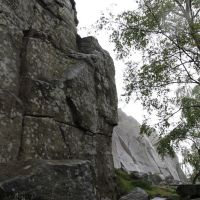 Jo on Sickle Butress, Totally In The Rain (Dave Dillon)