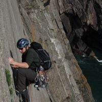 Mark on Caerfai Crack (Dave Dillon)