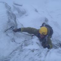 Andy - Morwind III,4 East Face of Aonach Mor (Zac Poulton)