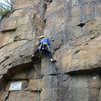 Gareth on Mather Crack (Roger Dyke)