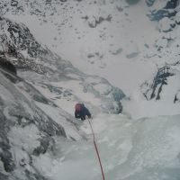 Craig Marsden P1 Juledagsfossen - WI 4 (Colin Maddison)