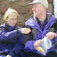 Take all litter home - no bins on the Island! (Roger Dyke)