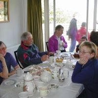 Tea and cakes at Chez Jones (Roger Dyke)