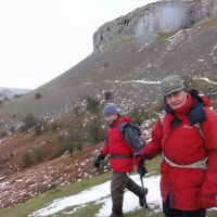 Brian & Ian striding out (Andy Stratford)