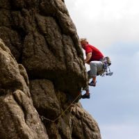 The crux on Haggis, Haytor (Sean Kelly)