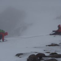 1st - The Runnel, Coire an t'Sneachda, topping out (Jo Sayers)