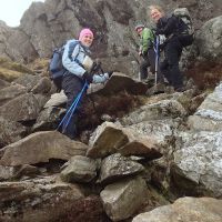 Some scrambling up Bwlch Ole Wen (Emily Pitts)