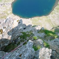 Andy topping out on Great-Bow Combination (Colin Maddison)