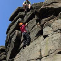 Aysha on Dover Wall Route 2 (Dave Dillon)