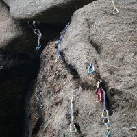 Early Christmas decorations on Samson Arete (Colin Maddison)