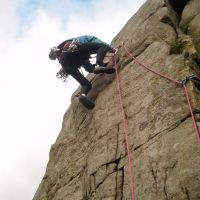 Deputy checkpoint marshall Sean Kelly leading Spring Sunshine (VS) at Crow Chin (Colin Maddison)