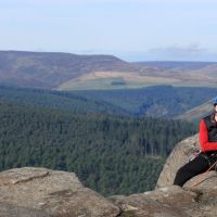 Jo settling down for a nice sun tan (Dave Dillon)