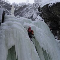 Dave Bish on P1 of Trapfoss (Andy Stratford)