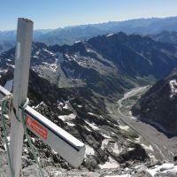 Looking down to the Glacier Noir (Andy Stratford)