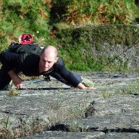 2nd - Simon on Railway, Hoad Slabs, Ulverston (Dave Wylie)