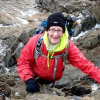 Emily on Crib Goch (Dave Wylie)