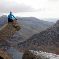 Emma on the cannon (Dave Wylie)