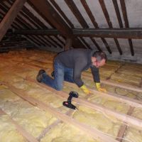 Andy in the loft (Dave Shotton)